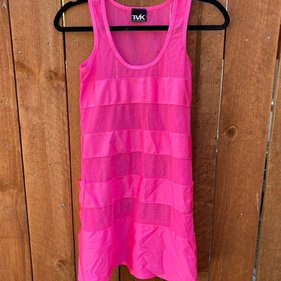 Tavik Swimwear Sheer Pink Dress‎ Cover-Up Nwt - Picture 2 of 8